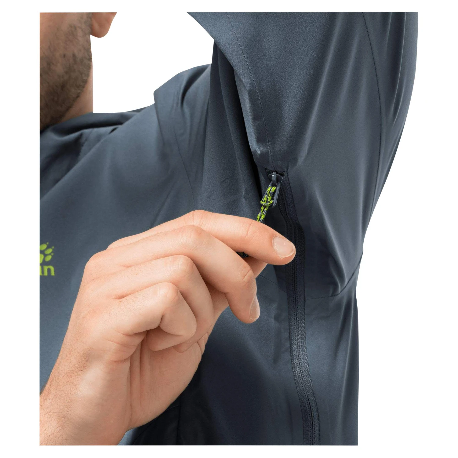 Jack Wolfskin HIGHEST PEAK 2.5L M Herren - Regenjacke 2 Jack Wolfskin HIGHEST PEAK 2.5L M Herren - Regenjacke – Bild 2